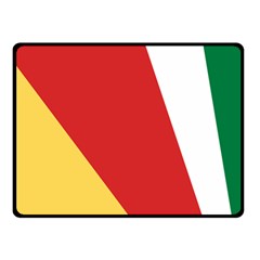 Seychelles-flag12 Fleece Blanket (small) by FlagGallery