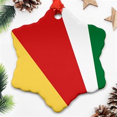 Seychelles-flag12 Ornament (snowflake) by FlagGallery