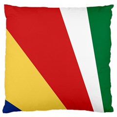 Seychelles-flag12 Large Flano Cushion Case (one Side) by FlagGallery