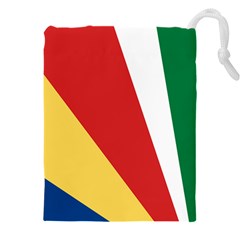 Seychelles-flag12 Drawstring Pouch (4xl) by FlagGallery