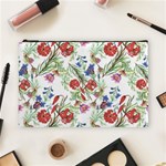 Flowers pattern Cosmetic Bag (Large) Front