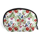 Flowers pattern Accessory Pouch (Large) Front