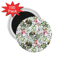 Green Flora 2 25  Magnets (100 Pack)  by goljakoff