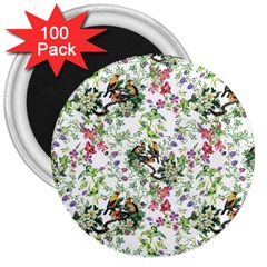 Green Flora 3  Magnets (100 Pack) by goljakoff