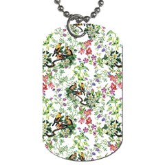 Green Flora Dog Tag (two Sides) by goljakoff