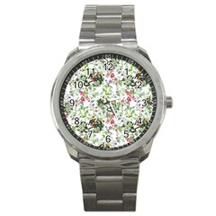 Green Flora Sport Metal Watch by goljakoff