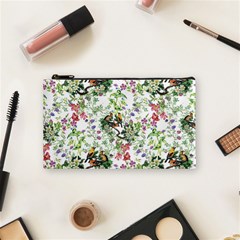 Green Flora Cosmetic Bag (small) by goljakoff