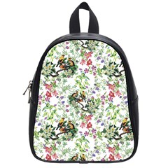 Green Flora School Bag (small) by goljakoff