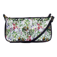 Green Flora Shoulder Clutch Bag by goljakoff