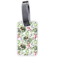 Green Flora Luggage Tag (two Sides) by goljakoff