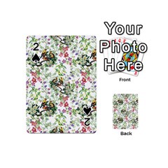 Green Flora Playing Cards 54 Designs (mini) by goljakoff