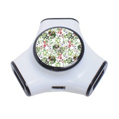 Green Flora 3-port Usb Hub by goljakoff