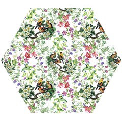 Green Flora Wooden Puzzle Hexagon by goljakoff