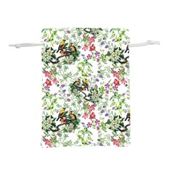 Green Flora Lightweight Drawstring Pouch (s) by goljakoff