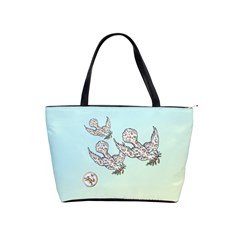 Peace Doves - By Larenard Classic Shoulder Handbag by LaRenard