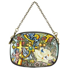 The Illustrated Alphabet - P - By Larenard Chain Purse (two Sides) by LaRenard