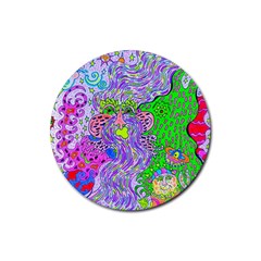 Shapechanger Rubber Coaster (round)  by chellerayartisans