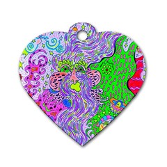 Shapechanger Dog Tag Heart (two Sides) by chellerayartisans