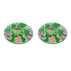 Supersonicfrog Cufflinks (oval) by chellerayartisans