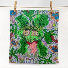 Supersonicfrog Face Towel by chellerayartisans