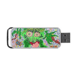 Supersonicfrog Portable Usb Flash (two Sides) by chellerayartisans