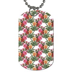 Flowers Pattern Dog Tag (two Sides) by goljakoff