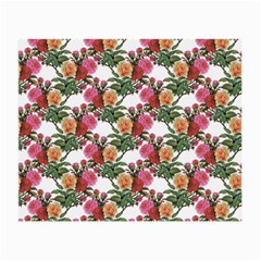 Flowers Pattern Small Glasses Cloth by goljakoff