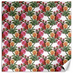 Flowers Pattern Canvas 12  X 12  by goljakoff