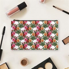 Flowers Pattern Cosmetic Bag (medium) by goljakoff