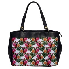 Flowers Pattern Oversize Office Handbag by goljakoff