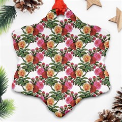 Flowers Pattern Ornament (snowflake) by goljakoff