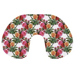 Flowers Pattern Travel Neck Pillow by goljakoff