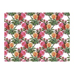 Flowers Pattern Double Sided Flano Blanket (mini)  by goljakoff