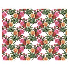 Flowers Pattern Double Sided Flano Blanket (medium)  by goljakoff