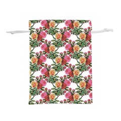 Flowers Pattern Lightweight Drawstring Pouch (s) by goljakoff