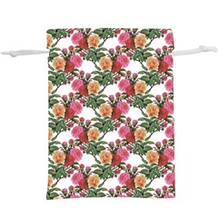 Flowers Pattern  Lightweight Drawstring Pouch (xl) by goljakoff