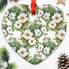 Summer Flowers Ornament (heart) by goljakoff