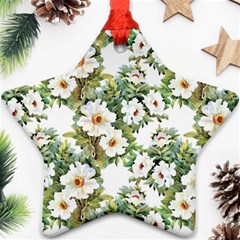 Summer Flowers Ornament (star)