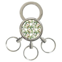 Summer Flowers 3-ring Key Chain by goljakoff