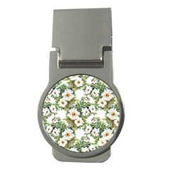 Summer Flowers Money Clips (round)  by goljakoff