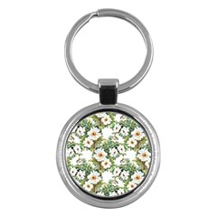 Summer Flowers Key Chain (round) by goljakoff