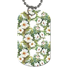 Summer Flowers Dog Tag (two Sides) by goljakoff