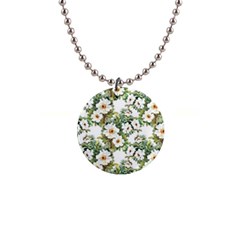 Summer Flowers 1  Button Necklace by goljakoff