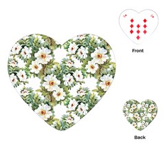 Summer Flowers Playing Cards Single Design (heart) by goljakoff