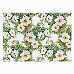 Summer Flowers Large Glasses Cloth (2 Sides) by goljakoff