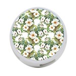 Summer flowers 4-Port USB Hub (Two Sides) Front