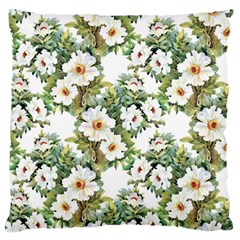 Summer Flowers Large Flano Cushion Case (two Sides) by goljakoff