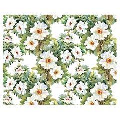 Summer Flowers Double Sided Flano Blanket (medium)  by goljakoff