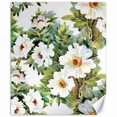 White Flowers Canvas 20  X 24  by goljakoff