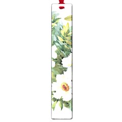 White Flowers Large Book Marks by goljakoff